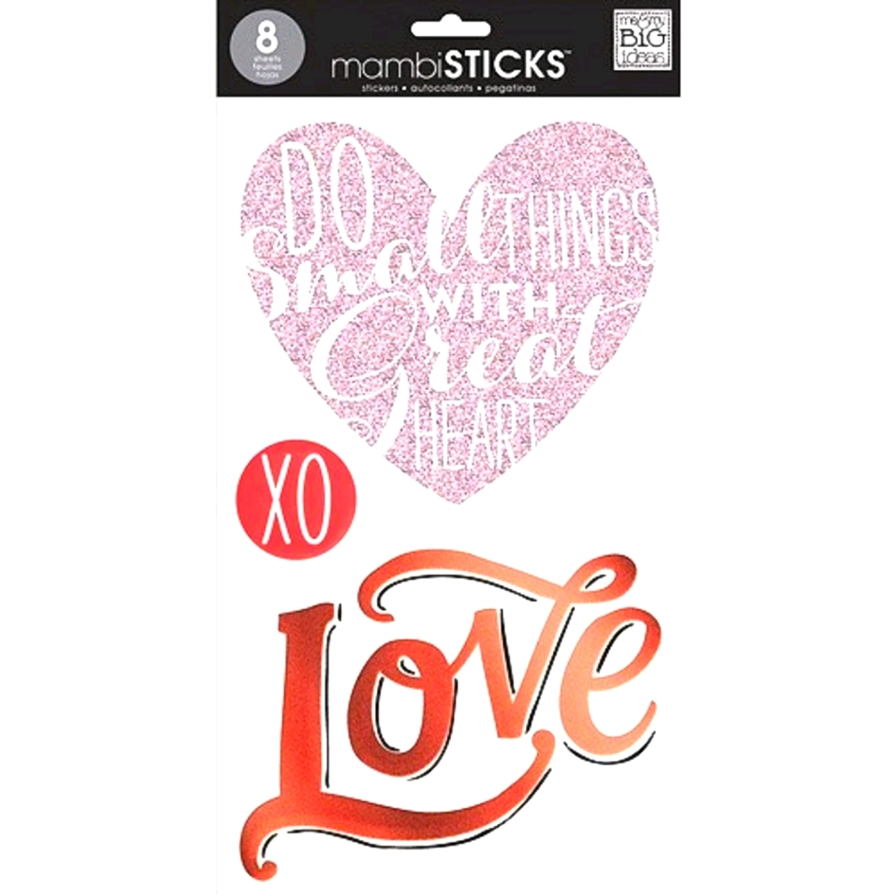 Me&My Big Ideas Mambi Sticks - Love Stickers